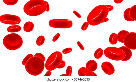 Red Blood Cells 3d Render Isolated Stock Photo (Edit Now) 323400437