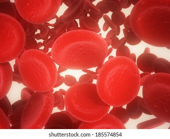 Red Blood Cells Close Up Slight Depth Of Field 