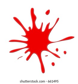 Red Blood Splat Stock Illustration 661495 | Shutterstock