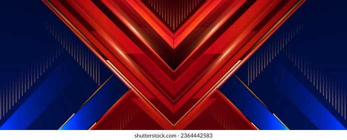 Red and Blue Background. Dynamic abstract modern template design for any creative project. Wedding occasional post. Celebrating entertainment night Show. Festival Celebration Template Design. 
