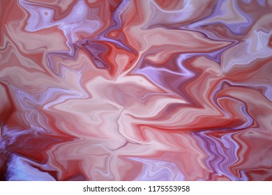 Red blue colorful wavy marble pattern, abstract background design.
