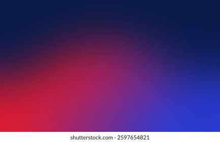 Red Blue Gradient Abstract Background. Blurry Purple Pink Pastel Color Gradient with grainy noise texture good for wallpaper, banner, copy space, website