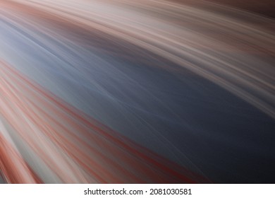 Red blue pattern with curved rays. Abstract image. 3D fractal rendering