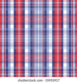 Red And Blue Plaid