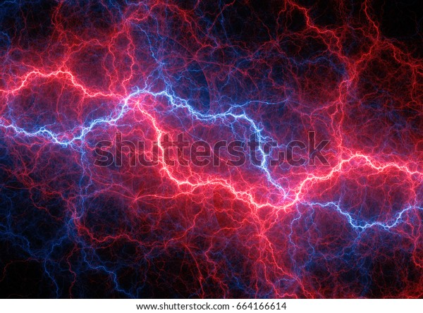 Red Blue Plasma Hot Plasma Background Stock Illustration