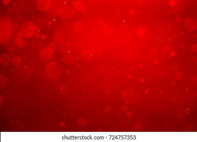 Red bokeh abstract background 
