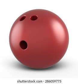 Red Bowling Ball