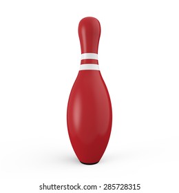 Red Bowling Pin