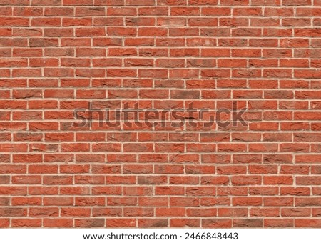 Red brick wall pattern seamless background.