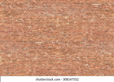 Red Brick Wall Texture Background Seamless Pattern