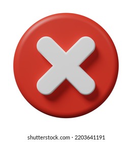 Red Cancelled X Cross Mark Sign Stock Illustration 2203641191 ...