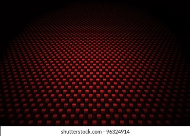 Red Carbon Fiber Background