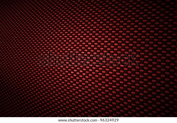 Red Carbon Fiber Background Stock Illustration 96324929