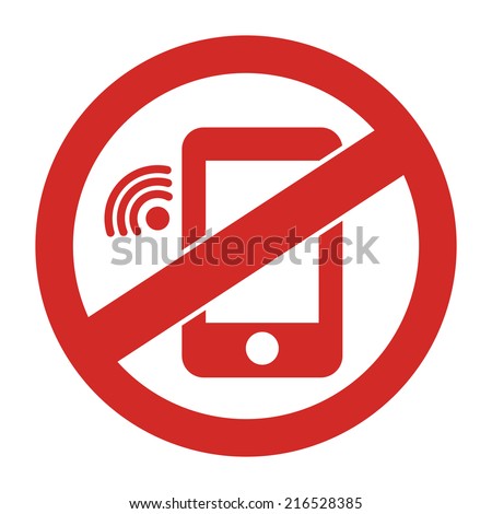 mobile phone prohibited
