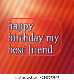 934 Happy Birthday My Friend Images, Stock Photos & Vectors | Shutterstock