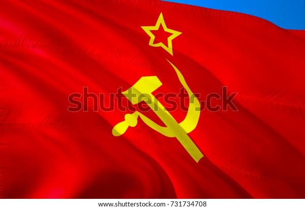 赤い共産主義国旗 共産主義国旗 ロシアの共産主義国旗 中国語 ベトナム共産国旗 共産主義ソ連国旗 ソ連の国旗の色 アメリカのアナルココンセプト の イラスト素材 731734708