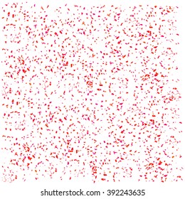 Similar Images, Stock Photos & Vectors of Vector Red Confetti Isolated