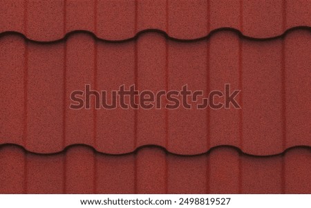 Similar – Image, Stock Photo Corrugated tiles in red-brown on the tiled roof of an old building on the grounds of the industrial museum in the Lage brickworks in the province near Detmold in East Westphalia-Lippe