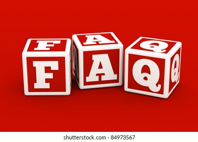 a red cubes with letters inside in a shape of 
