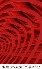 Red curved lines background, vector illustration for wallpaper , background, fabric print.