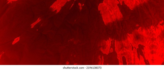 Red Dark Tie Dye Design. Red Warm Tye Dye Murder. Tiedye Explosion Banner. Dirty Gradient Dirt. Empty Psyhedelic Concept. Red Background Illustration Ink Abstract Stain. Tiedye Contemporary Backdrop.