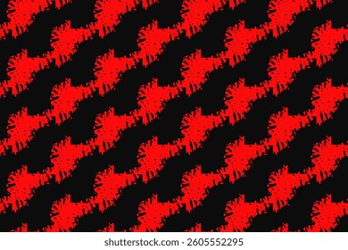 red diagonal lines. seamless texture of rough lines at an angle of red color on a black background