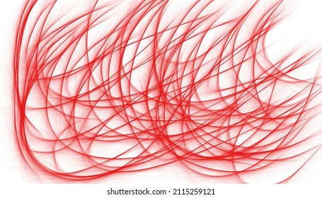 Red Doodle Background On White Canvas Stock Illustration 2115259121 ...