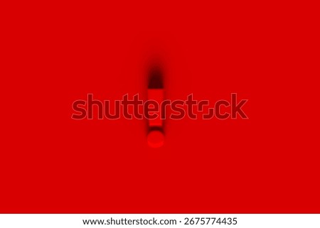 Red exclamation mark on red background