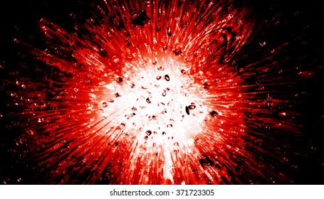 Red Explosion Background