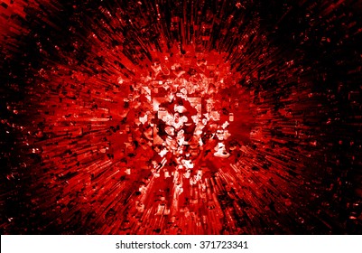 Red Explosion Background