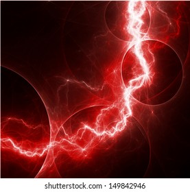 Red Fantasy Lightning