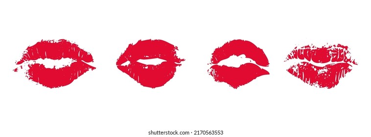 1,508 Different lips print Images, Stock Photos & Vectors | Shutterstock