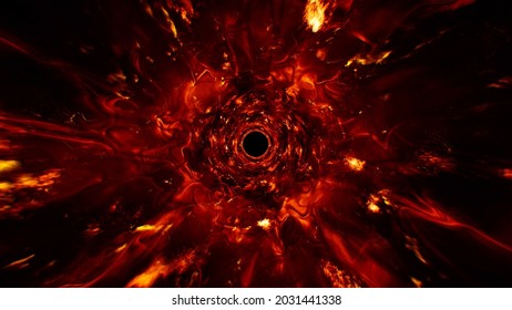 Red Fire Sizzling Effect Background