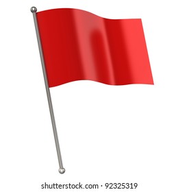 Red Flag Isolated