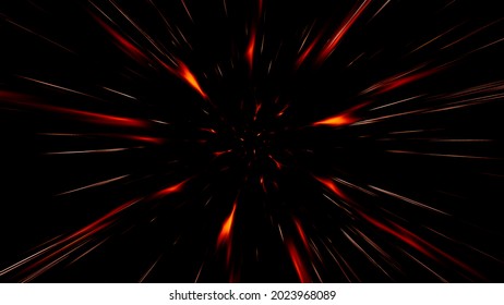 Red Flare Energy and Line Effect Background