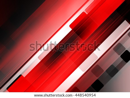 Red Futuristic Background Design Stock Illustration 448540954