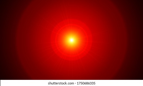 A Red Giant Star. 3d Illustration