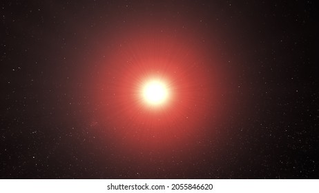 Red Giant Star. 3d Illustration