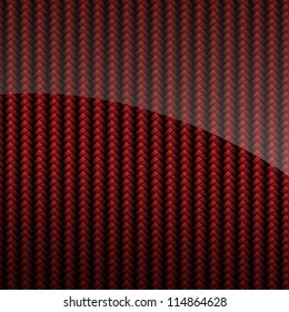 Red Glossy Carbon Fiber Background Or Texture