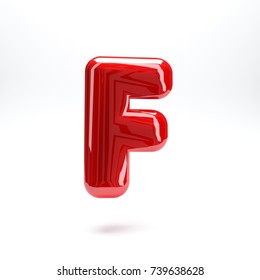 Candy F Letter Red White Alphabet Stock Illustration 1542252482