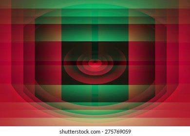 Red And Green Abstract Technology Background