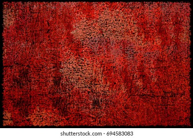 Red grunge background. Texture of red and black color