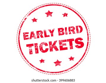 317 Early Bird Ticket Images, Stock Photos & Vectors | Shutterstock