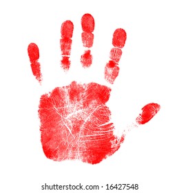 9,400 Red handprint Images, Stock Photos & Vectors | Shutterstock