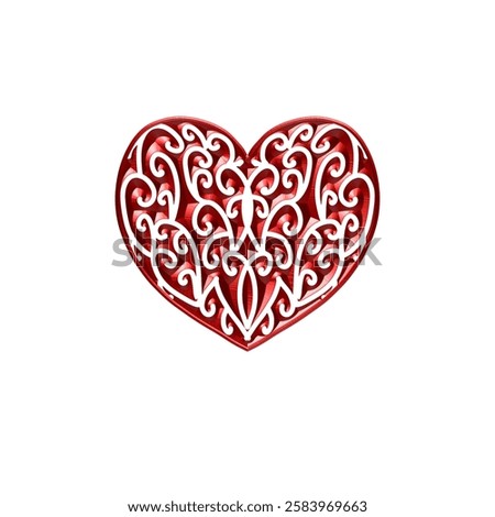 Similar – Image, Stock Photo Heart carved into metal