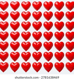 Red hearts pattern background for valentine day with background valentines valentinesday greeting