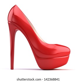 Red High Heel Shoes