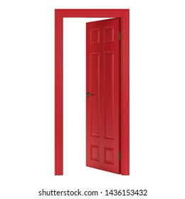 Red Open Doors Images Stock Photos Vectors Shutterstock