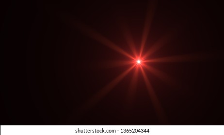 Red Lens Flare