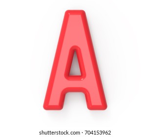 Red Letter 3d Rendering Red Plastic Stock Illustration 704153962 ...